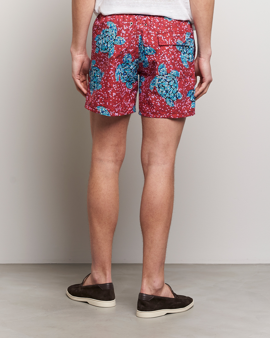 Mies | Uimahousut | Vilebrequin | Moorea Printed Swimshorts Merlot
