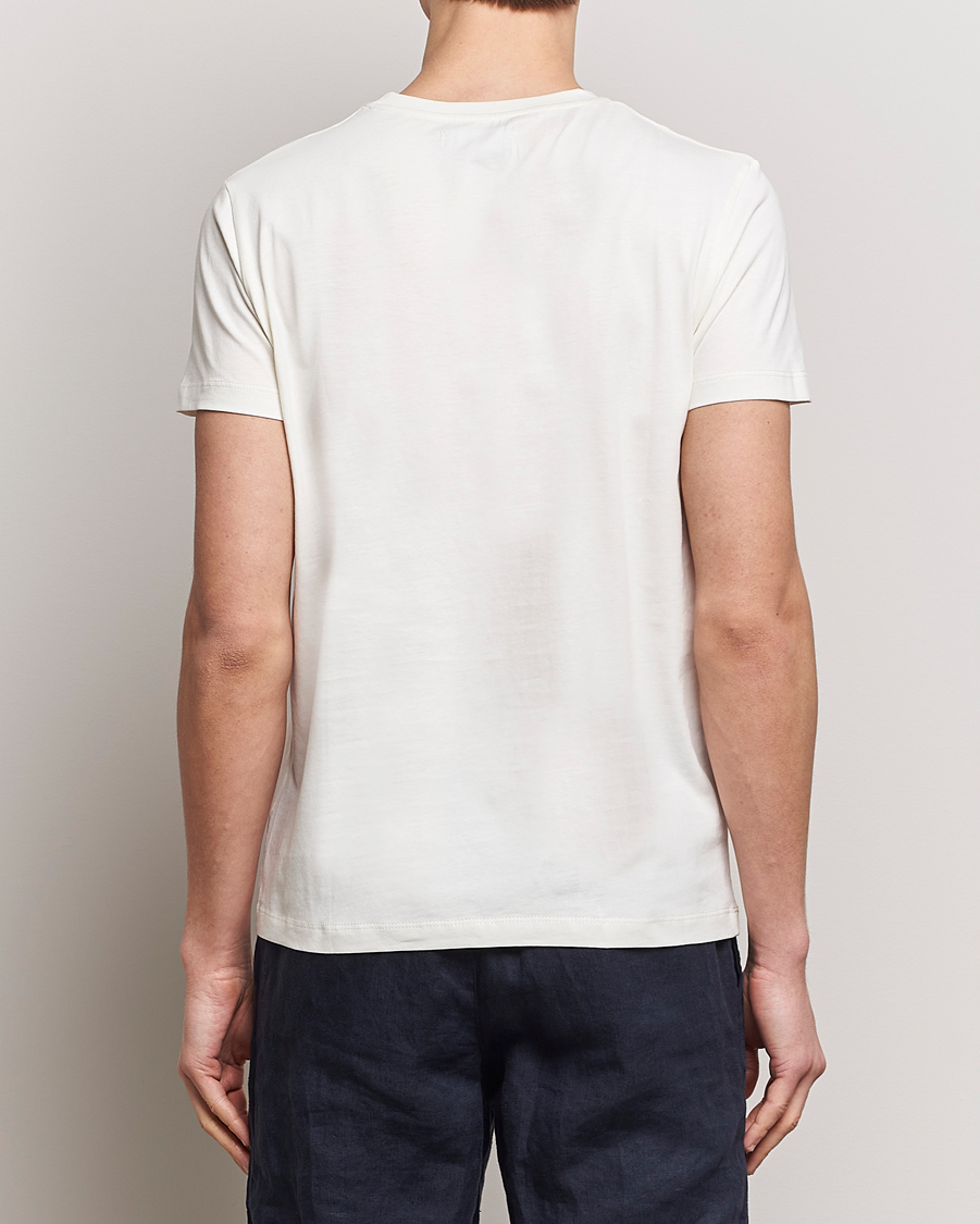 Mies | T-paidat | Vilebrequin | Portisol Printed Crew Neck T-Shirt Off White