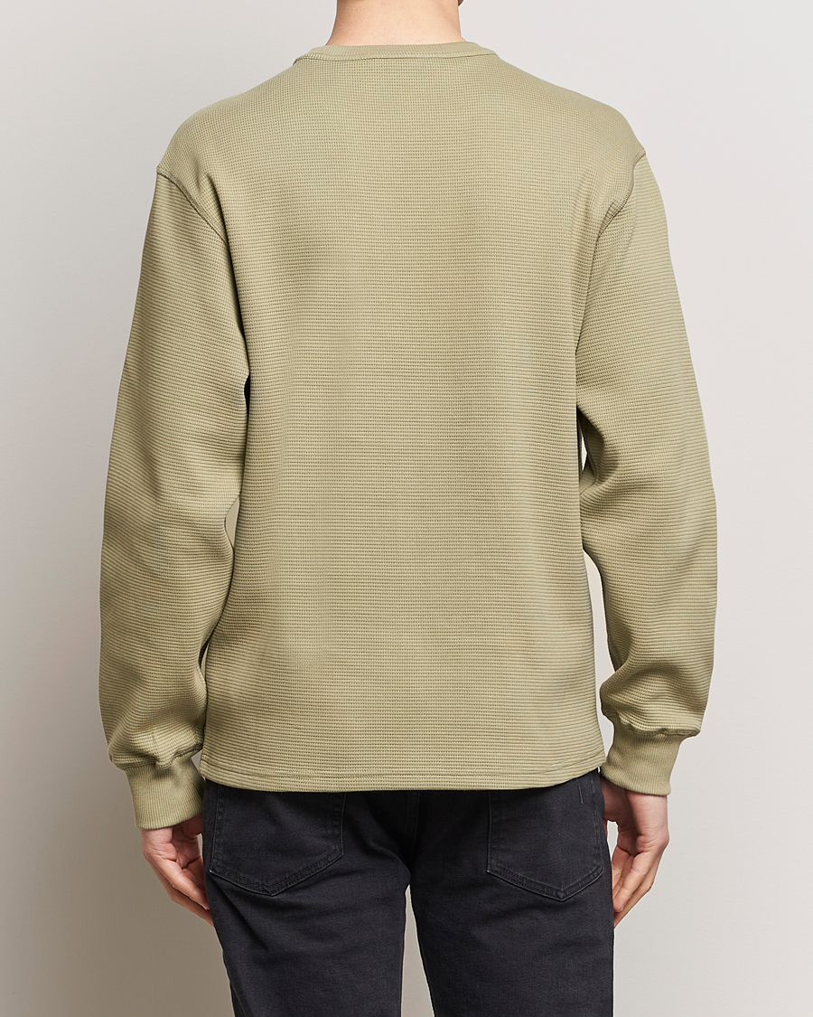 Mies | Puserot | Belstaff | Tarn Long Sleeve Waffle Sweatshirt Aloe