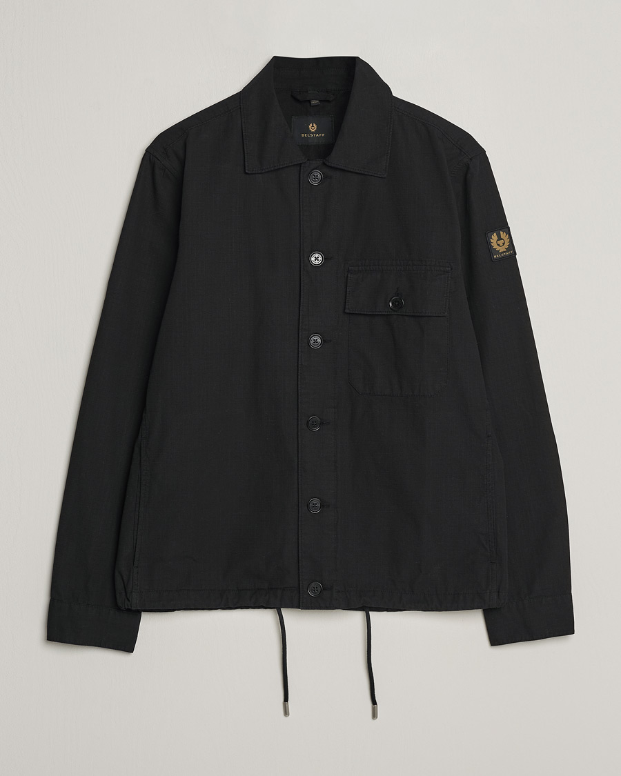 Mies | Takit | Belstaff | Guley Ripstop Overshirt Black