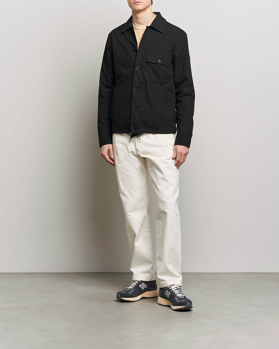 Mies | Takit | Belstaff | Guley Ripstop Overshirt Black