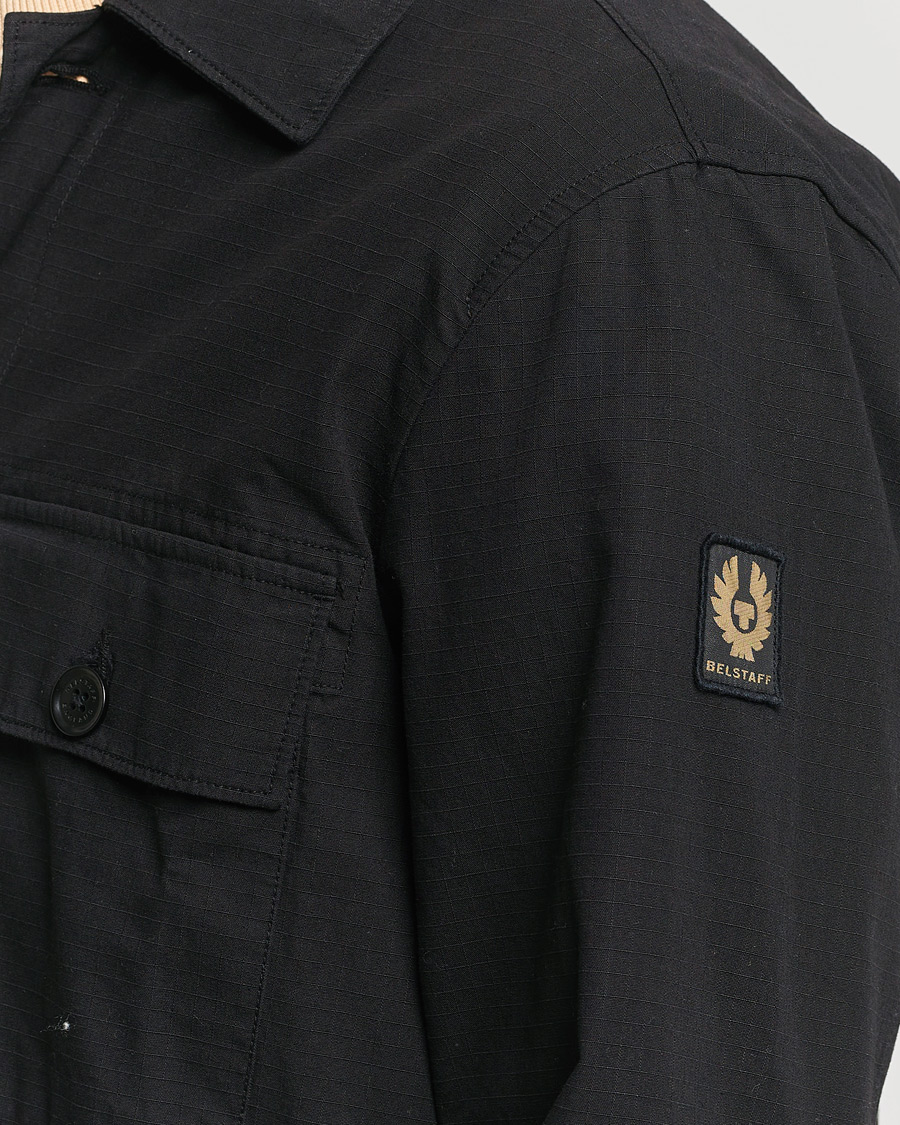 Mies | Takit | Belstaff | Guley Ripstop Overshirt Black