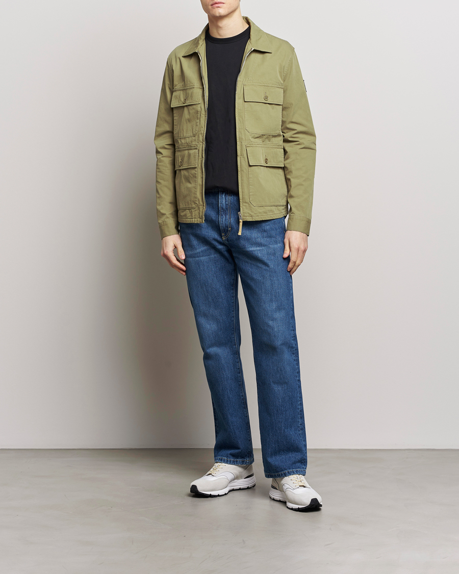 Mies | Takit | Belstaff | Dalesman Cotton Field Jacket Aloe