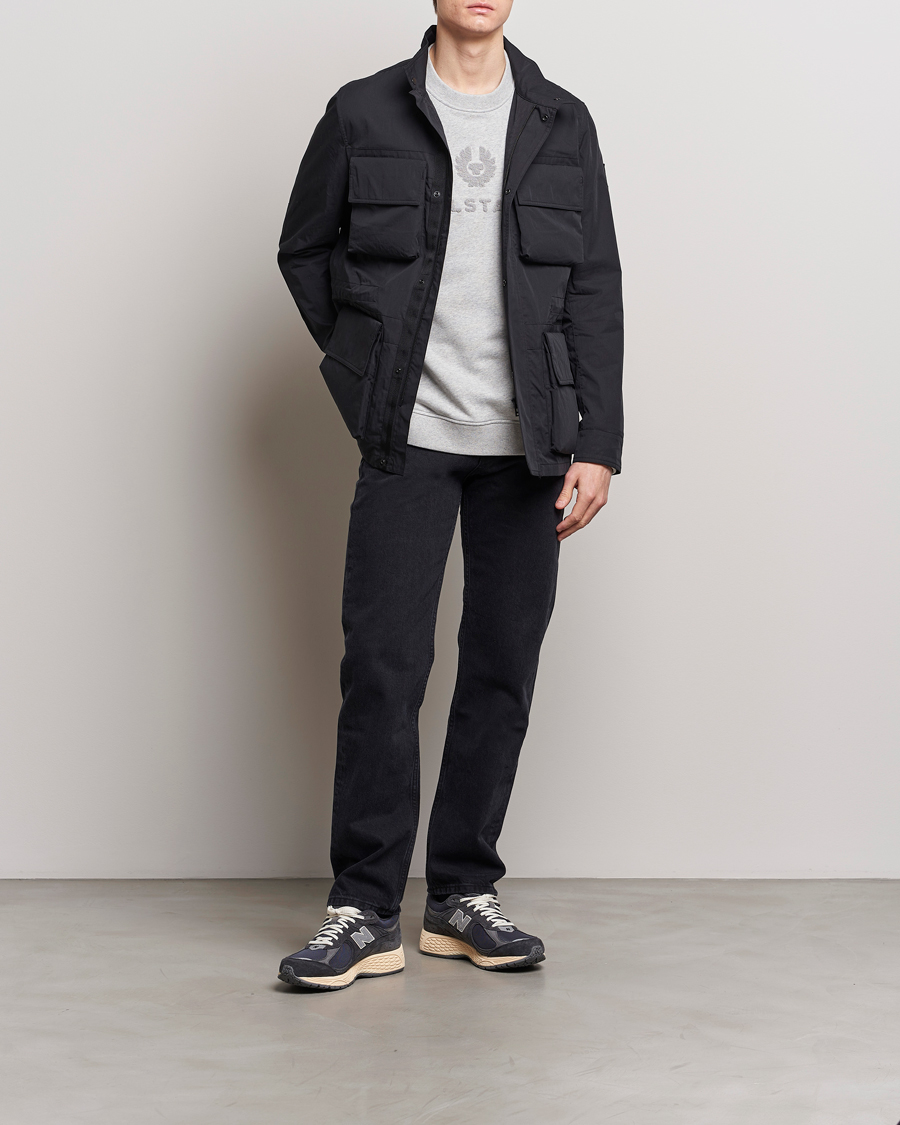 Mies | Takit | Belstaff | Sprint Cotton Field Jacket Black