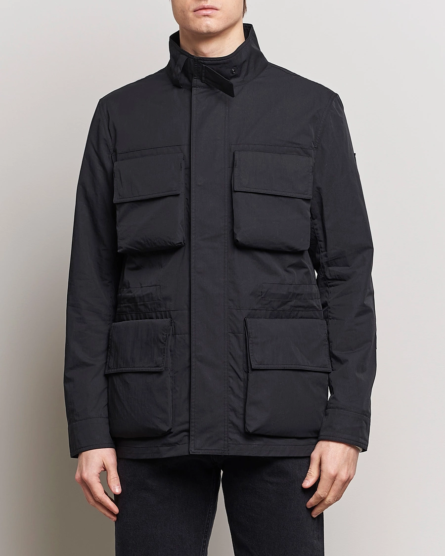 Mies | Alennusmyynti vaatteet | Belstaff | Sprint Cotton Field Jacket Black