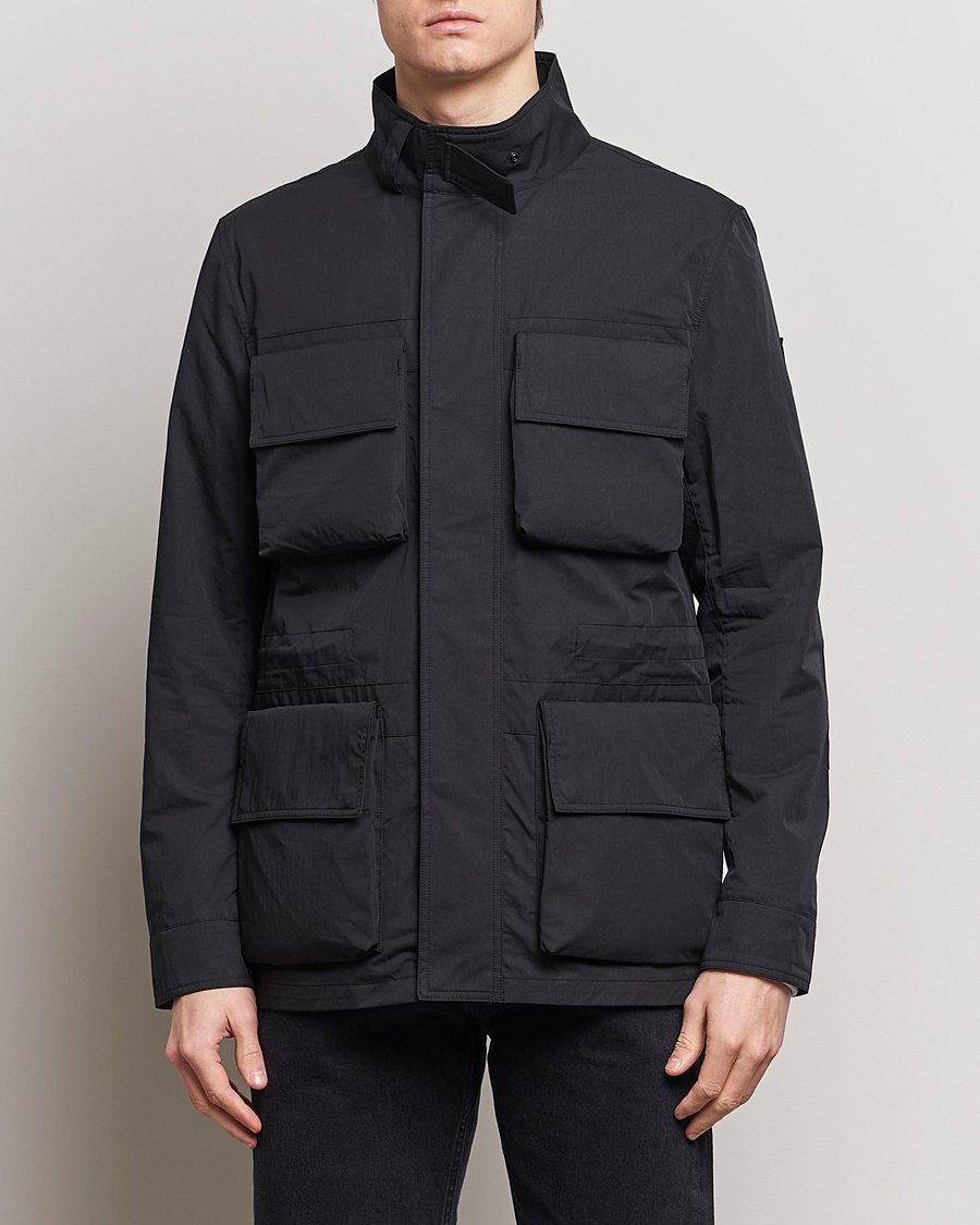 Mies | Takit | Belstaff | Sprint Cotton Field Jacket Black