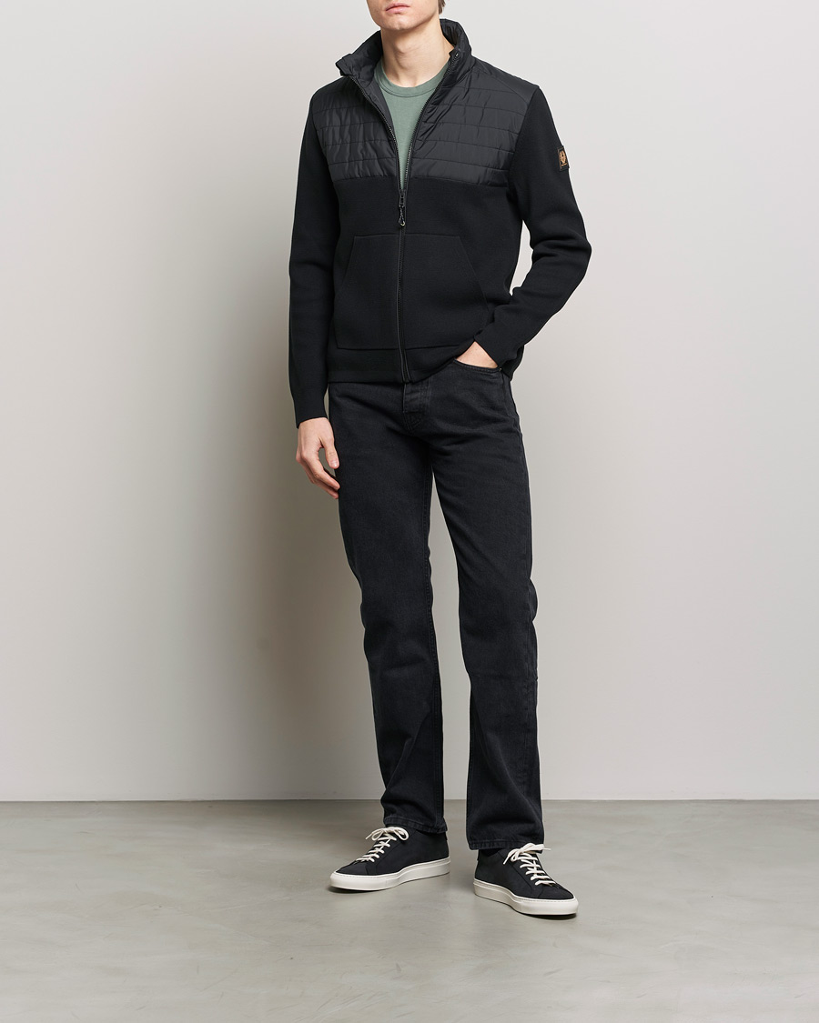 Mies | Puserot | Belstaff | Venture Hybrid Full Zip Black