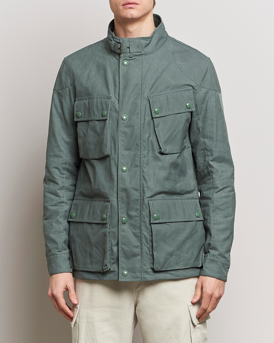 Mies | Takit | Belstaff | Landsport Dry Wax Fieldmaster Mineral Green