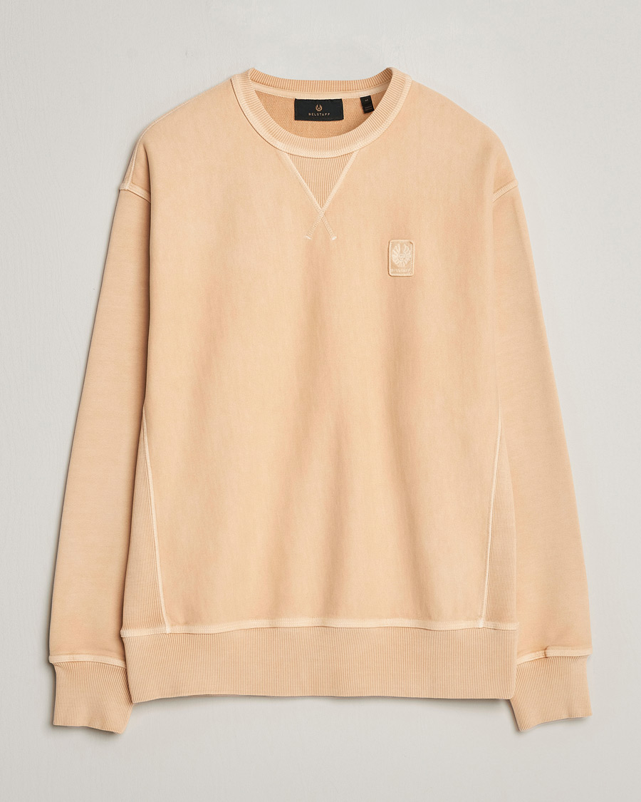 Mies | Puserot | Belstaff | Outliner Cotton Crew Neck Peach