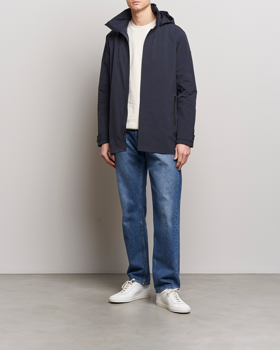 Mies | Takit | Scandinavian Edition | Range Waterproof Coat Midnight Blue
