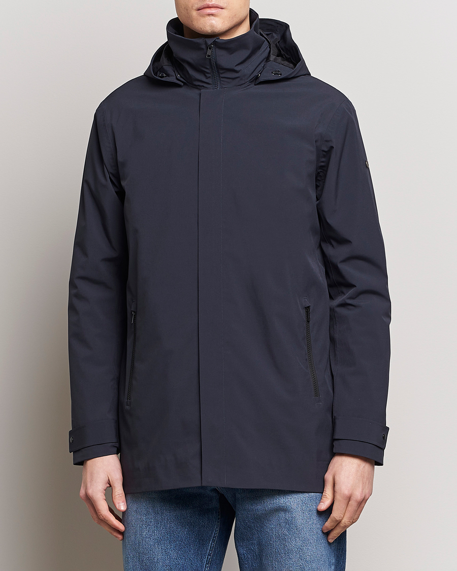 Mies | Takit | Scandinavian Edition | Range Waterproof Coat Midnight Blue