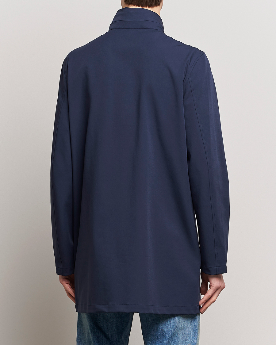 Mies | Takit | J.Lindeberg | Tepley Midlength Water Resistant Stretch Coat Navy
