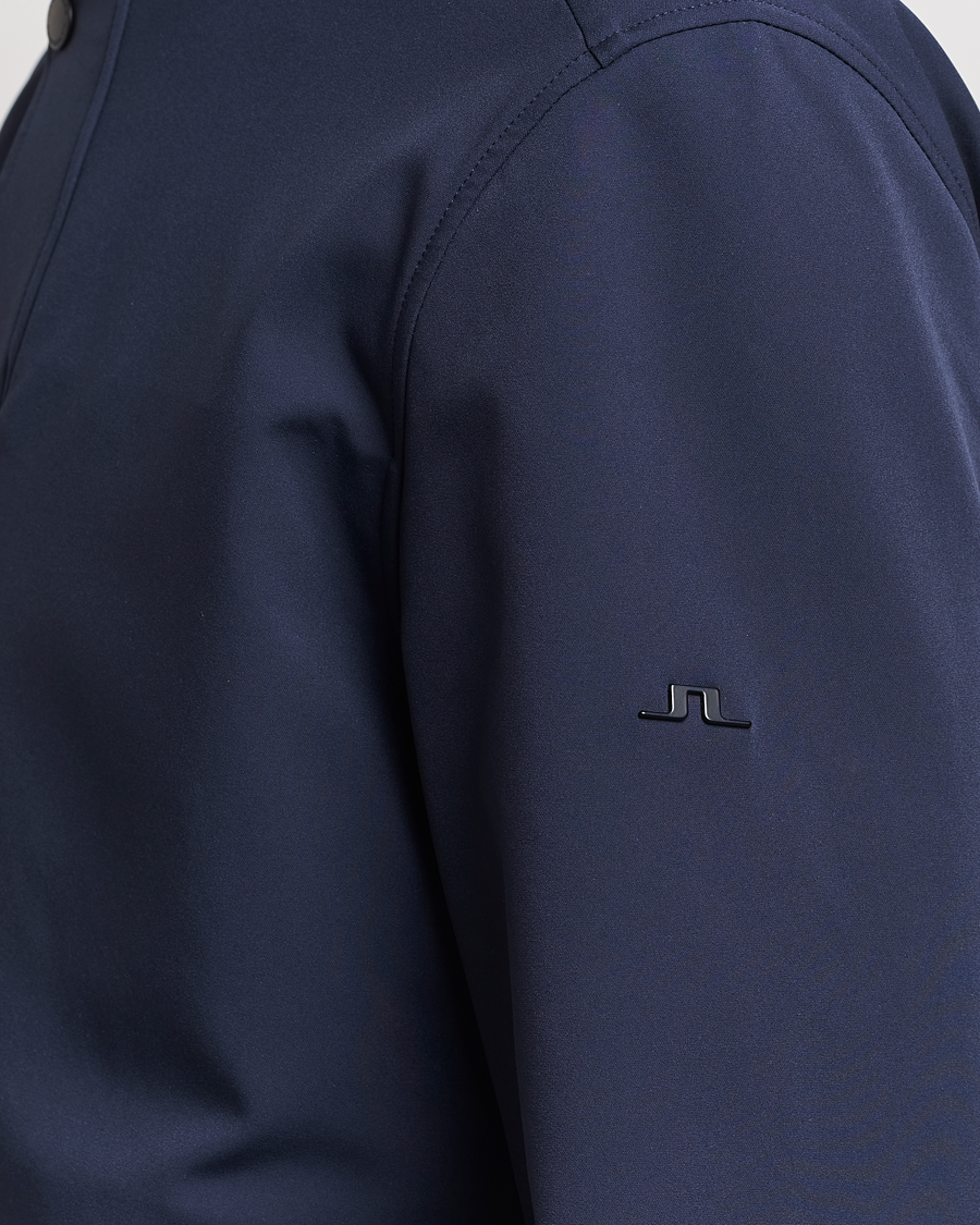 Mies | Takit | J.Lindeberg | Tepley Midlength Water Resistant Stretch Coat Navy
