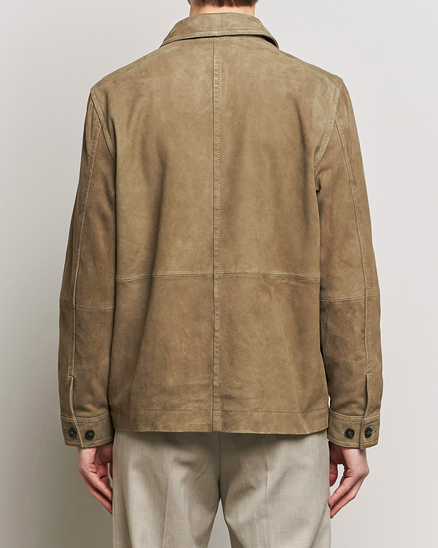 Mies | Takit | J.Lindeberg | Walt Suede Jacket Walnut