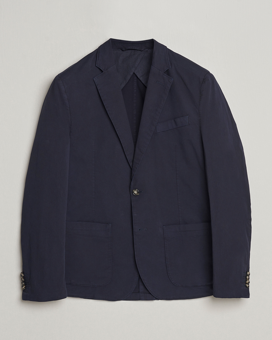 Mies | Pikkutakit | J.Lindeberg | Elton Garment Dyed Cotton Blazer Navy