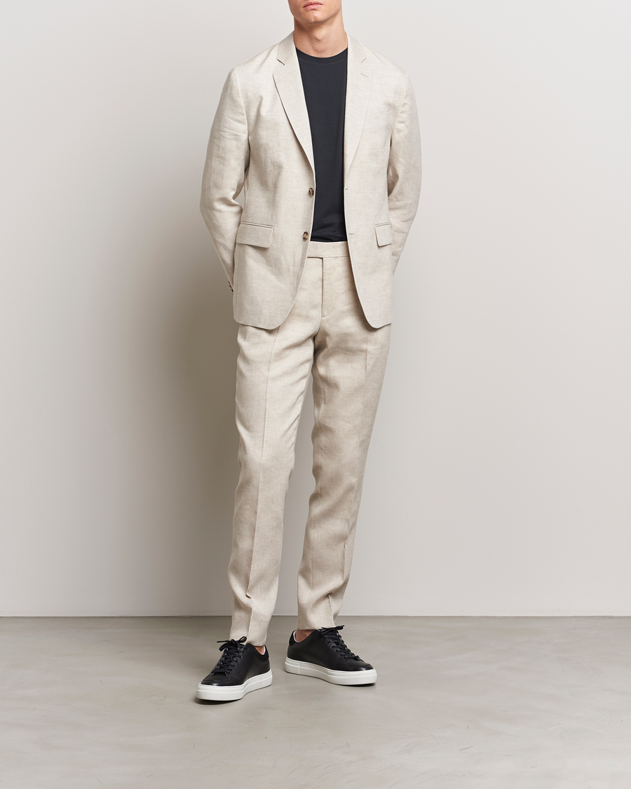 Mies | Pikkutakit | J.Lindeberg | Hopper Super Linen Blazer Moonbeam