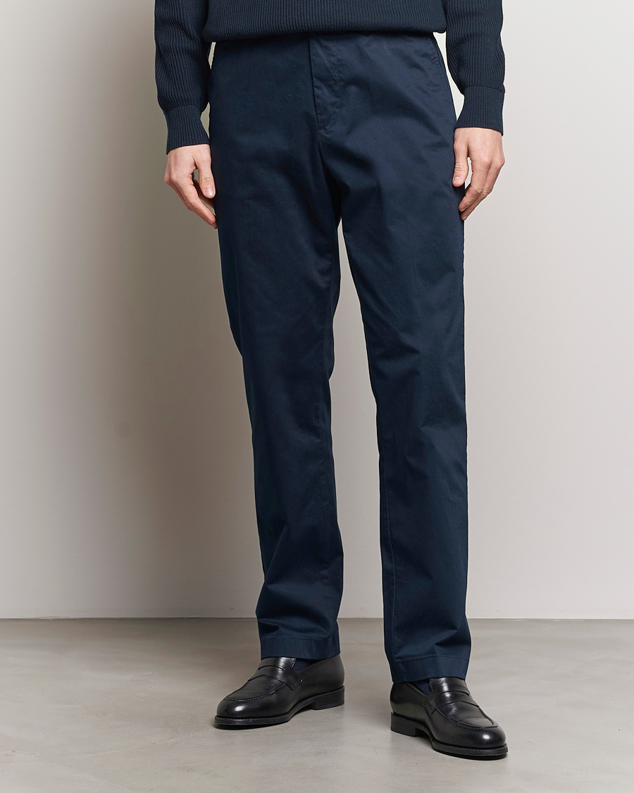 Mies | Housut | J.Lindeberg | Lois Cloud Satin Pants Navy