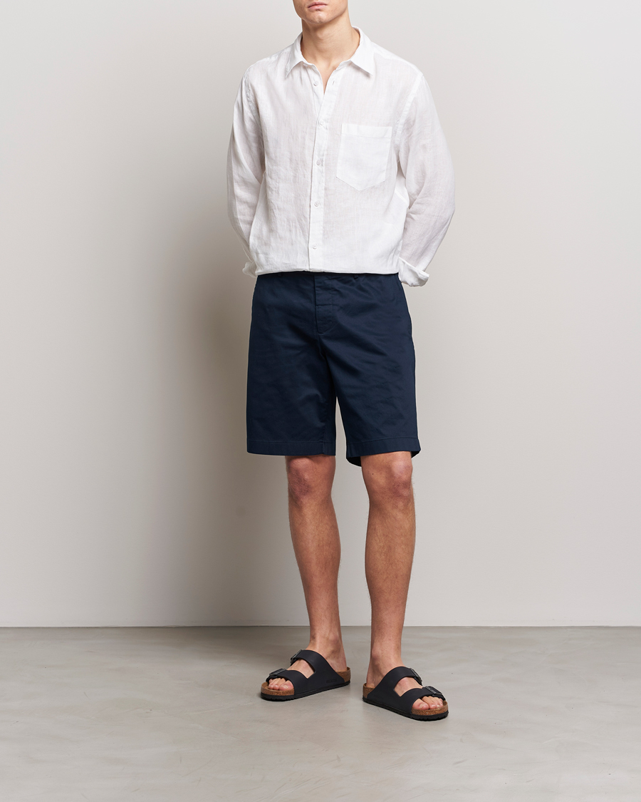 Mies | Shortsit | J.Lindeberg | Nathan Cloud Satin Shorts Navy