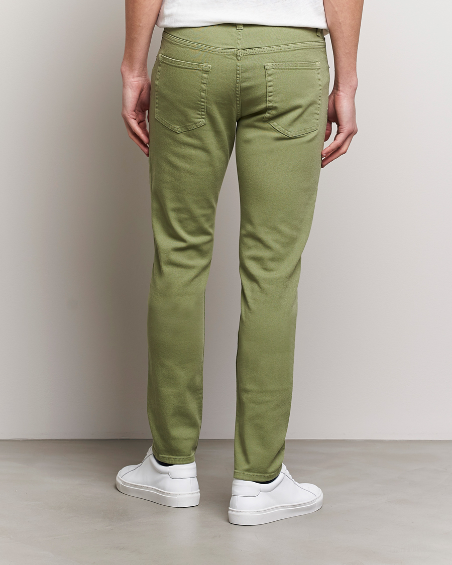 Mies | Housut | J.Lindeberg | Jay Twill Slim Stretch 5-Pocket Trousers Oil Green