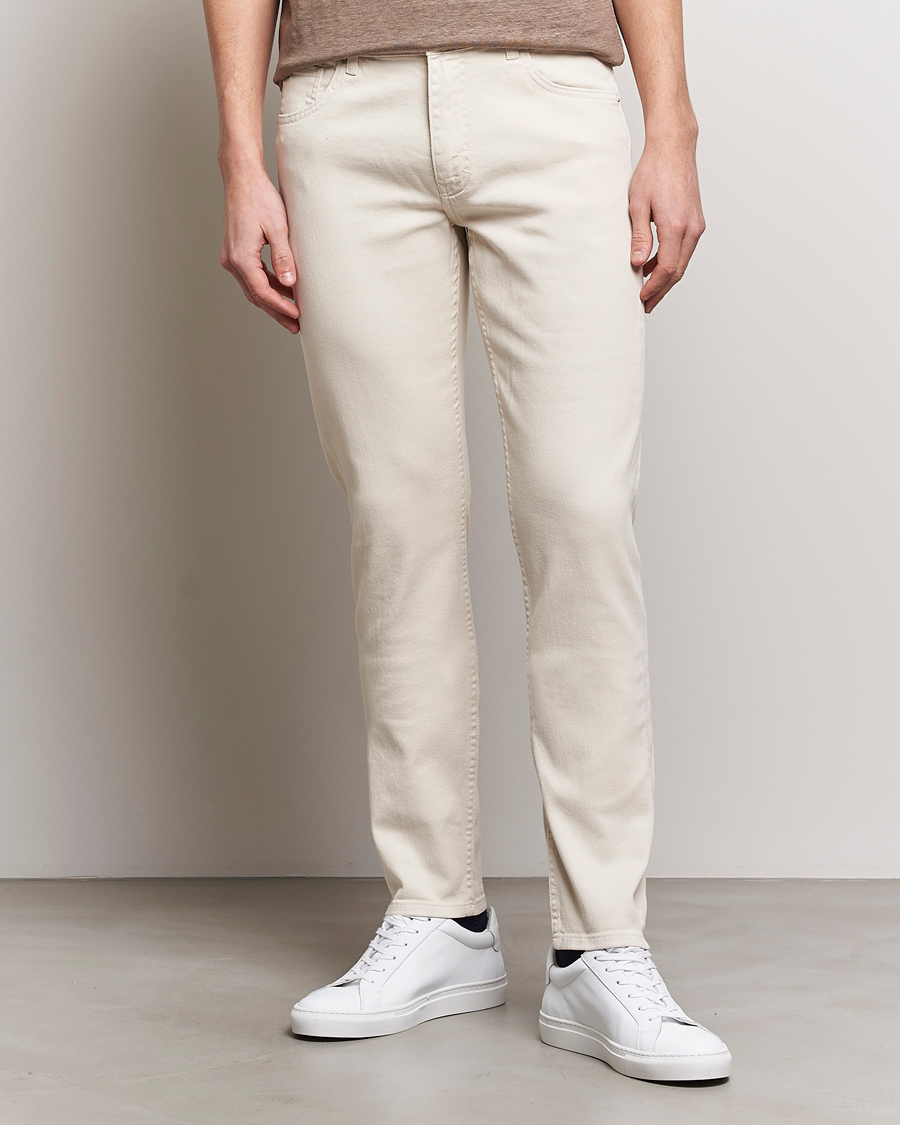 Mies | Viisitaskuhousut | J.Lindeberg | Jay Twill Slim Stretch 5-Pocket Trousers Moonbeam