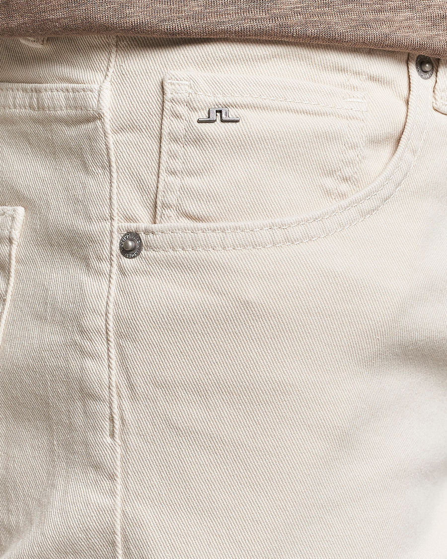 Mies | Housut | J.Lindeberg | Jay Twill Slim Stretch 5-Pocket Trousers Moonbeam