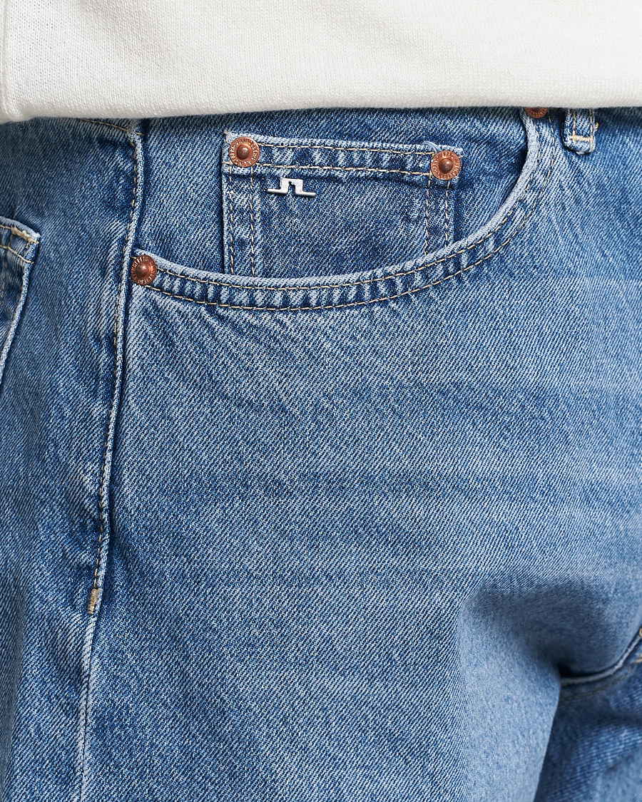 Mies | Farkut | J.Lindeberg | Cody Washed Regular Jeans Light Blue