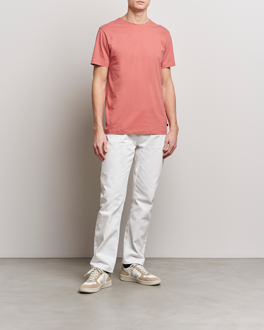 Mies | T-paidat | J.Lindeberg | Sid Basic T-Shirt Dusty Cedar