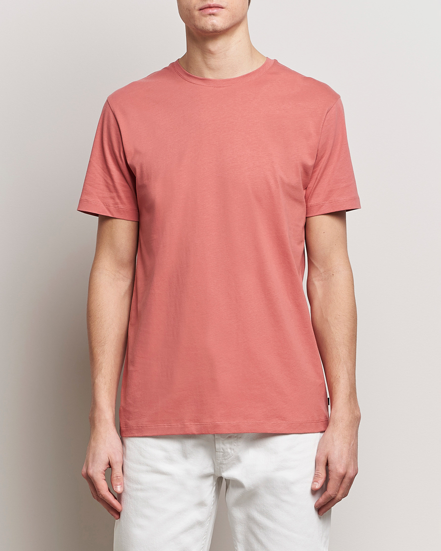 Mies | T-paidat | J.Lindeberg | Sid Basic T-Shirt Dusty Cedar