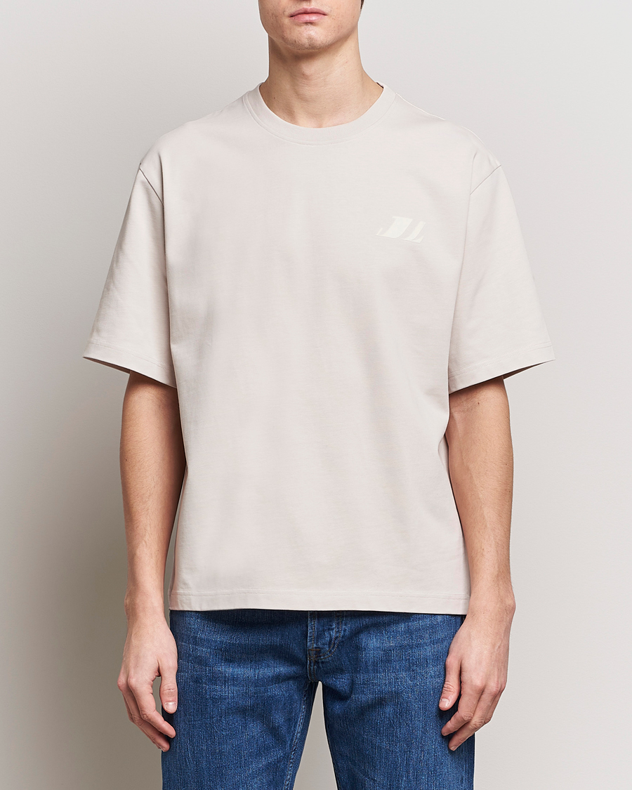 Mies | Lyhythihaiset t-paidat | J.Lindeberg | Cameron Loose T-Shirt Moonbeam
