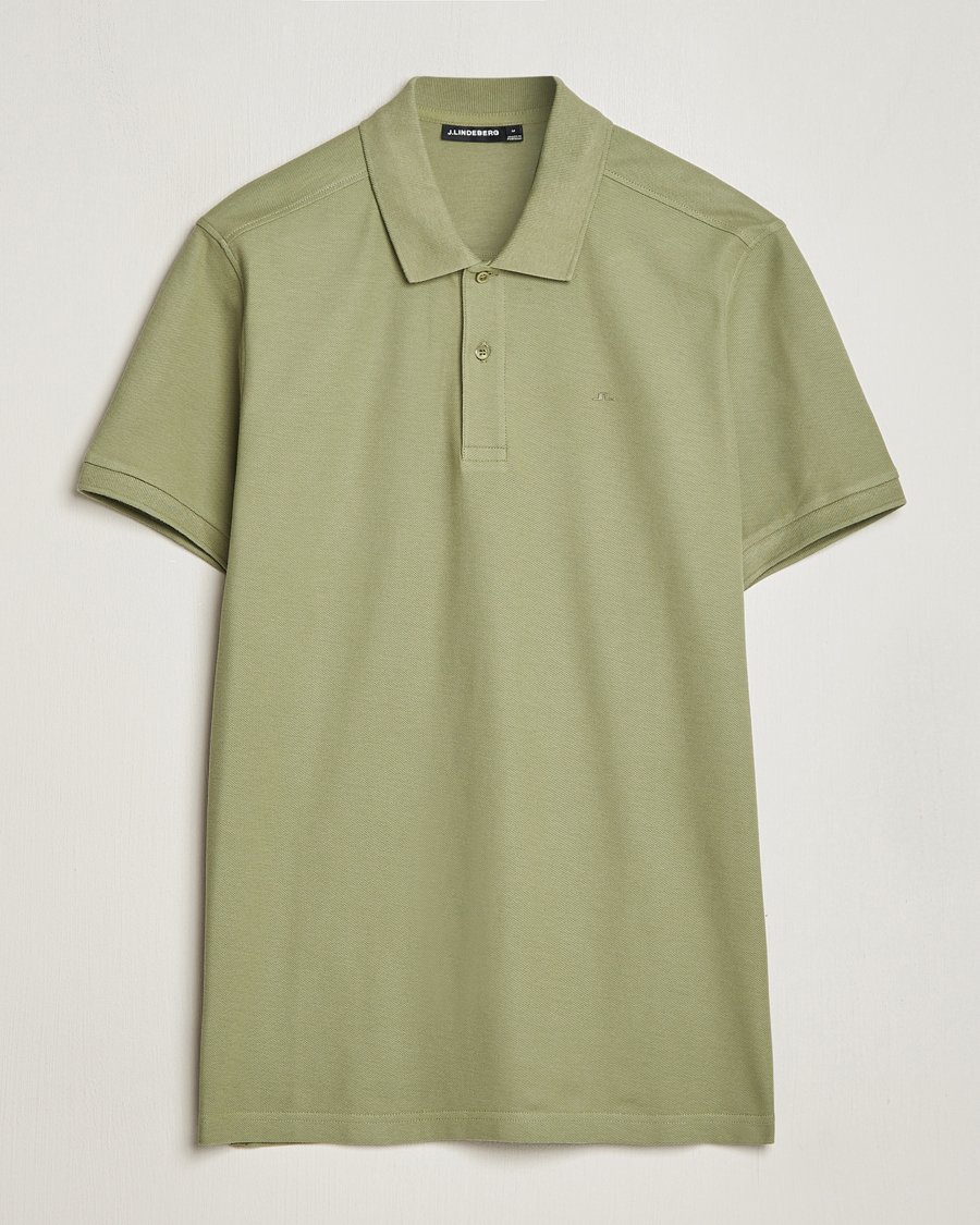 Mies | Pikeet | J.Lindeberg | Troy Polo Shirt Oil Green