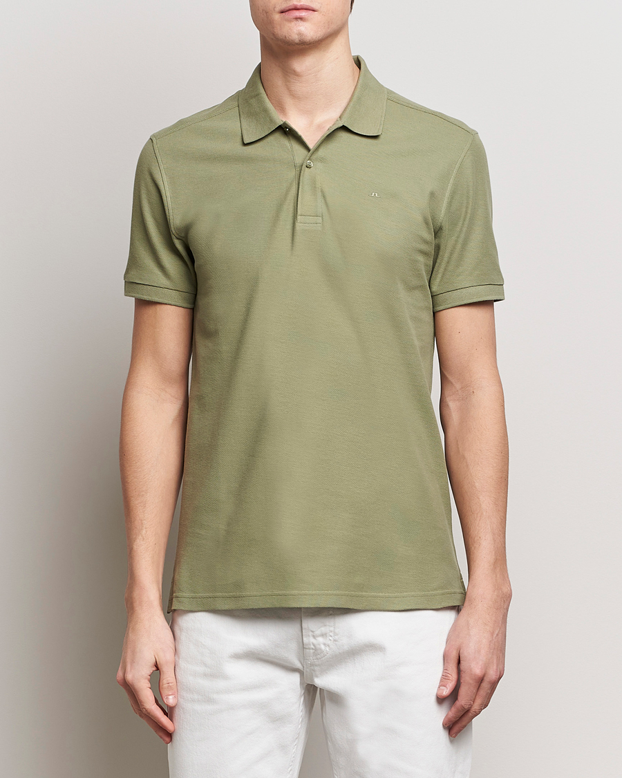 Mies | Pikeet | J.Lindeberg | Troy Polo Shirt Oil Green