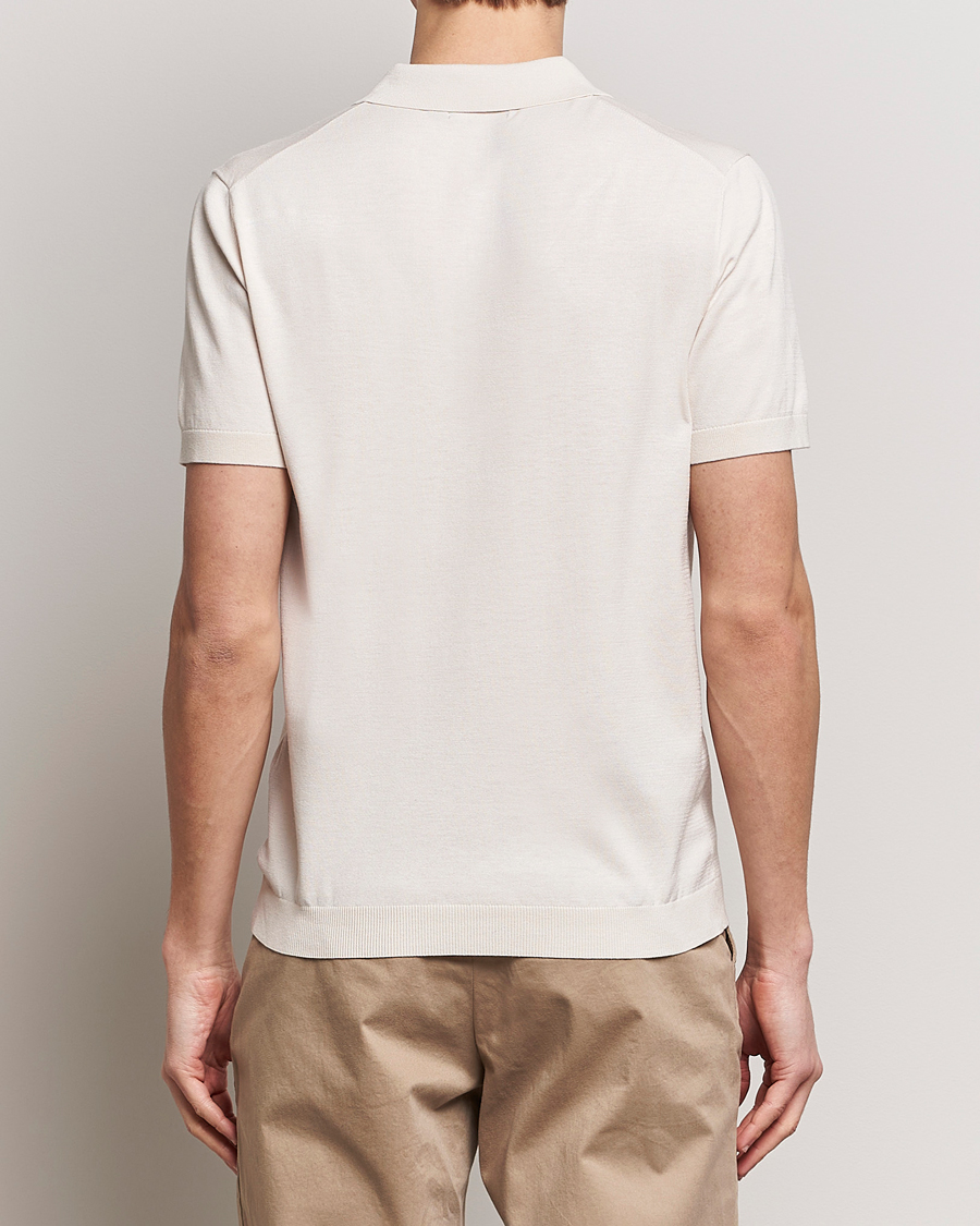 Mies | Pikeet | J.Lindeberg | Ridge Rayon Silk Polo Moonbeam