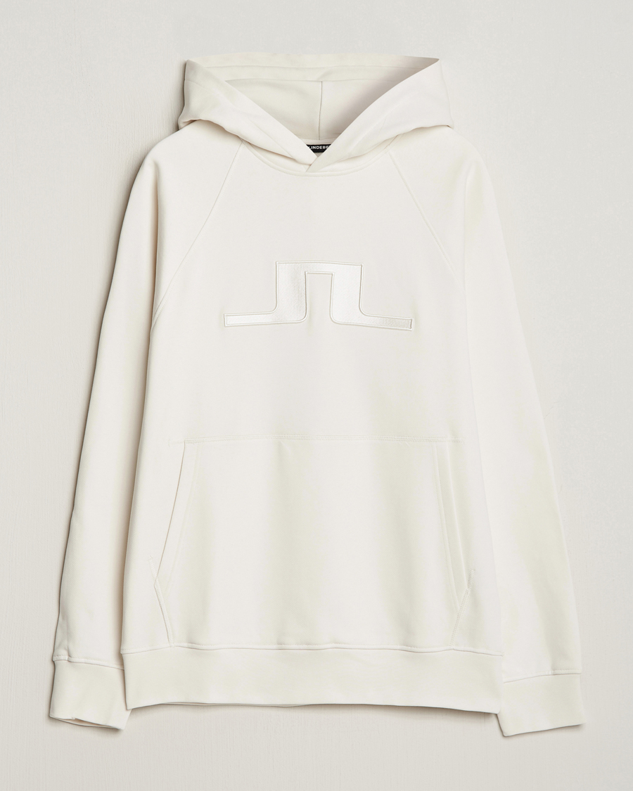 Mies | Puserot | J.Lindeberg | Callan Bridge Hoodie Cloud White