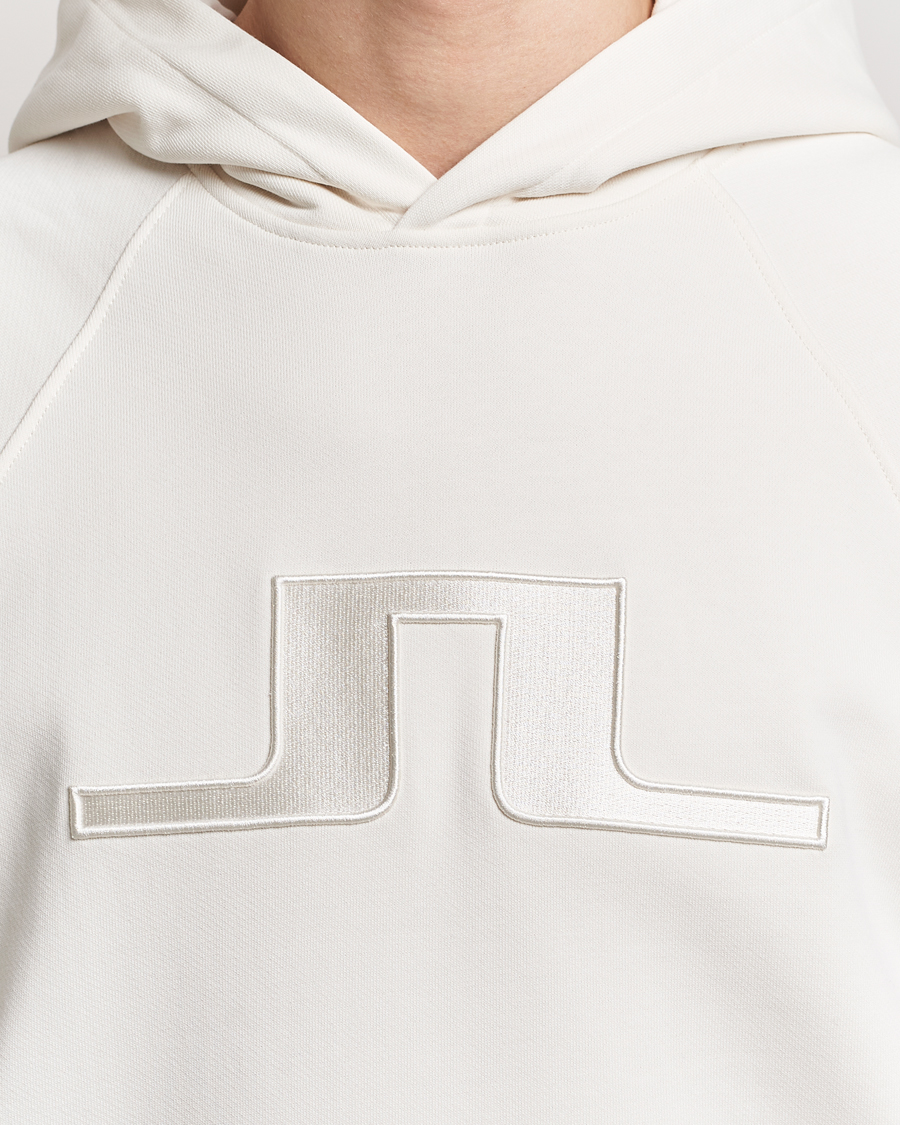 Mies | Puserot | J.Lindeberg | Callan Bridge Hoodie Cloud White