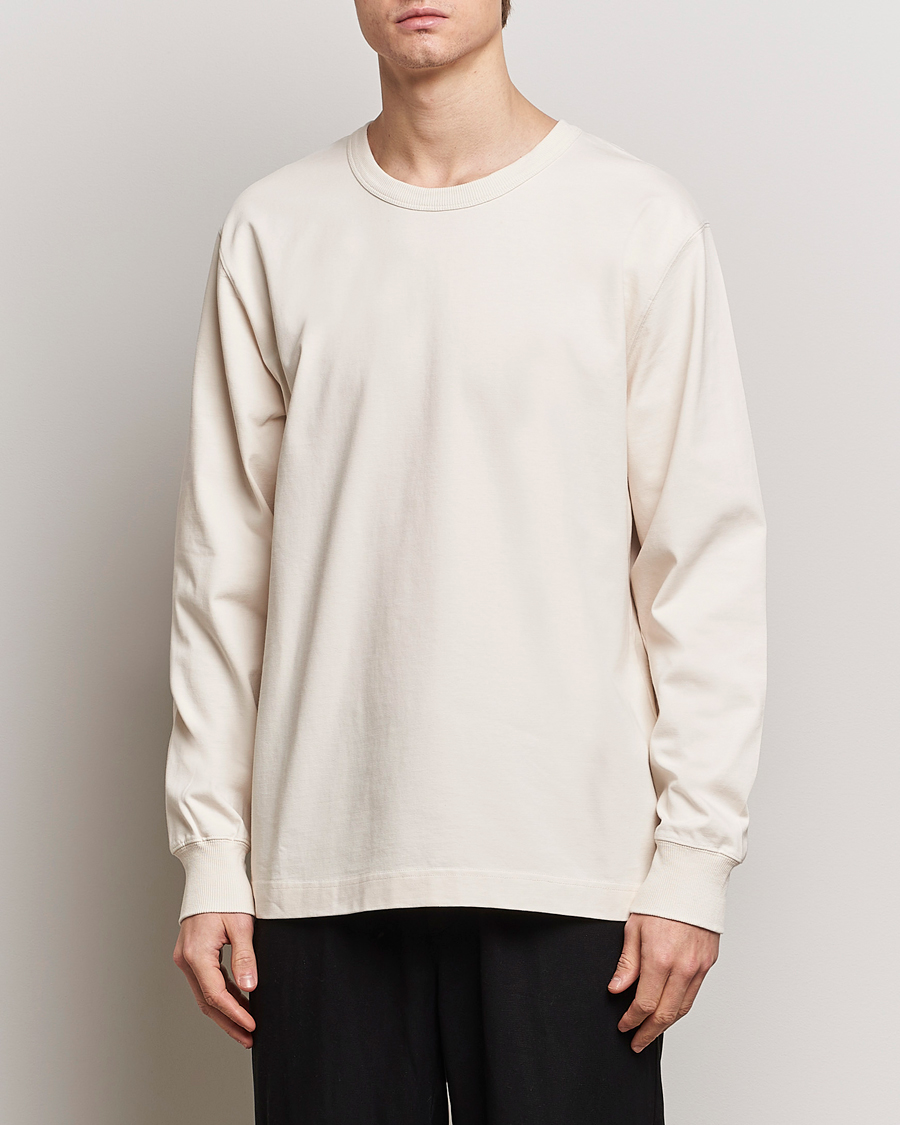 Mies | Contemporary Creators | CDLP | Heavyweight Long Sleeve T-Shirt Off White