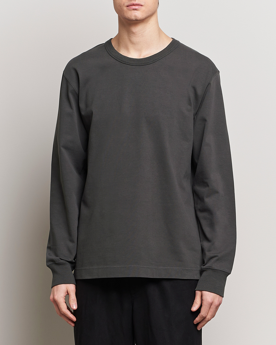 Mies | Contemporary Creators | CDLP | Heavyweight Long Sleeve T-Shirt Charcoal