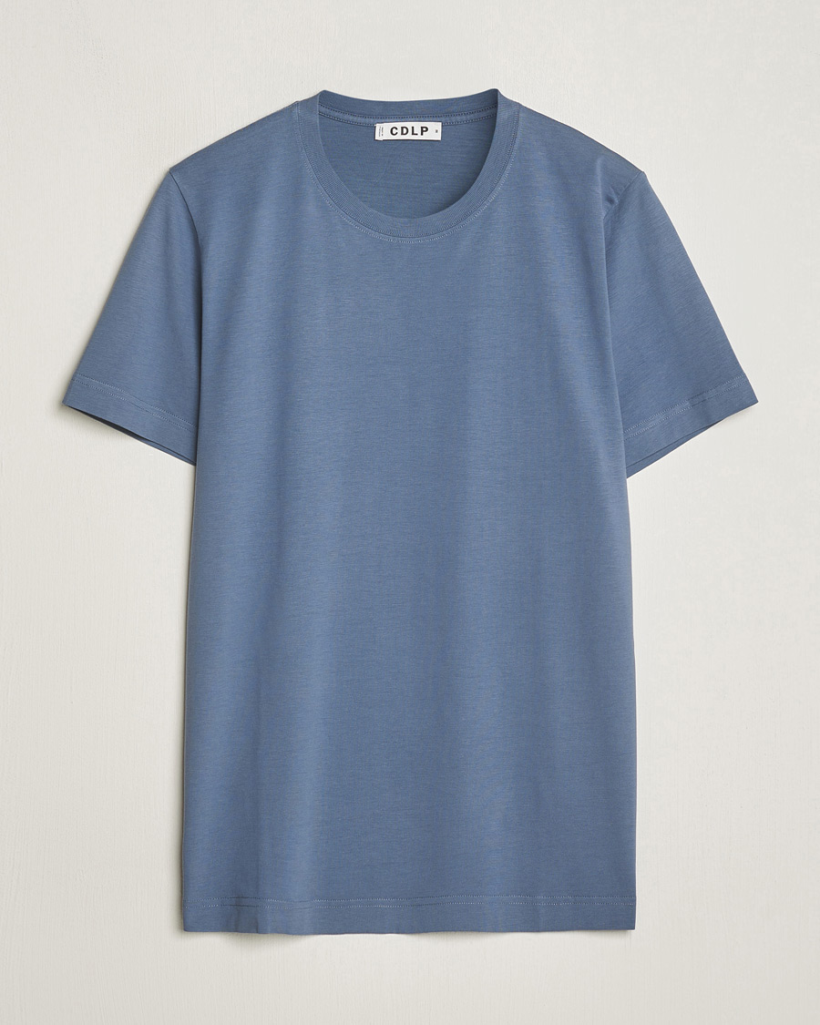 Mies | T-paidat | CDLP | Crew Neck Tee Steel Blue