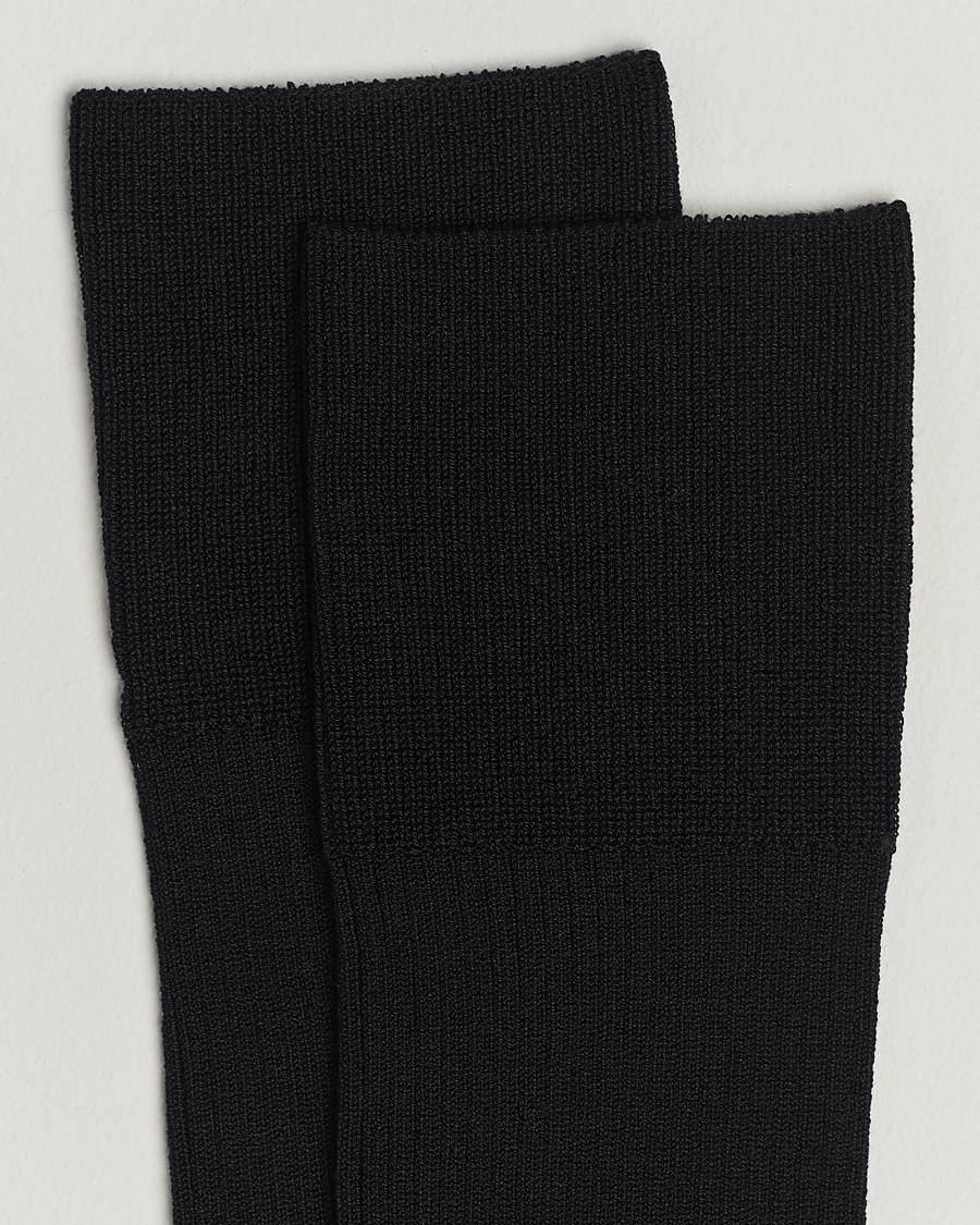 Mies | Varrelliset sukat | CDLP | Cotton Rib Socks Black
