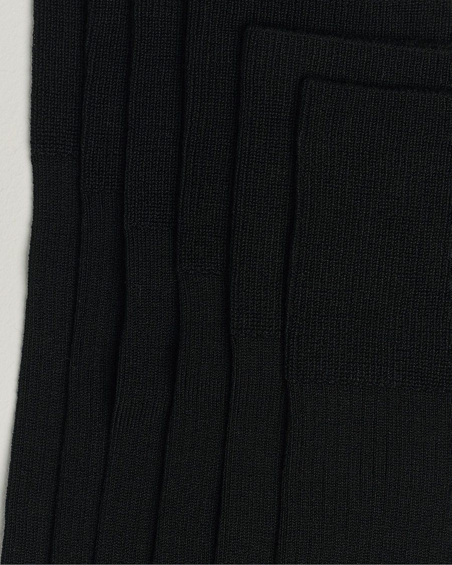 Mies |  | CDLP | 6-Pack Cotton Rib Socks Black