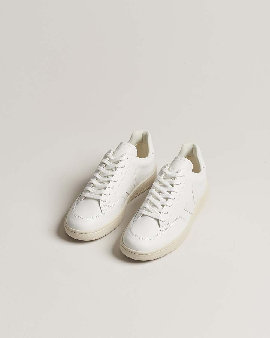 Mies |  | Veja | V-12 Leather Sneaker Extra White