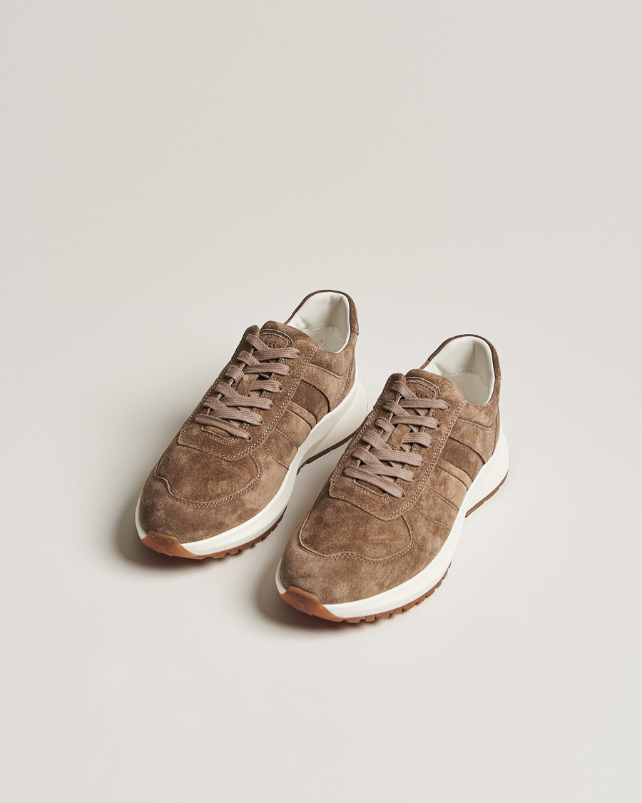 Mies | Bally Darsyl Suede Running Sneaker Deep Sepia | Bally | Darsyl Suede Running Sneaker Deep Sepia