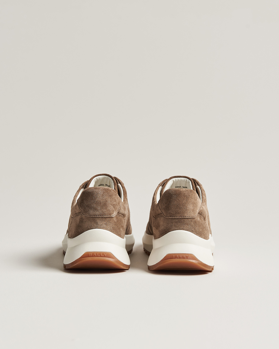 Mies | Bally Darsyl Suede Running Sneaker Deep Sepia | Bally | Darsyl Suede Running Sneaker Deep Sepia