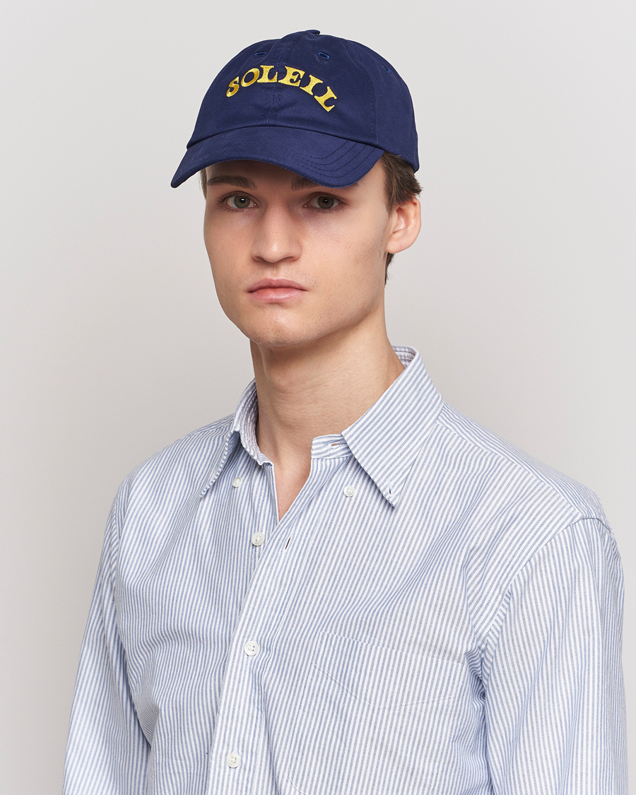 Mies | Drake's Soleil Baseball Cap Navy | Drake's | Soleil Baseball Cap Navy