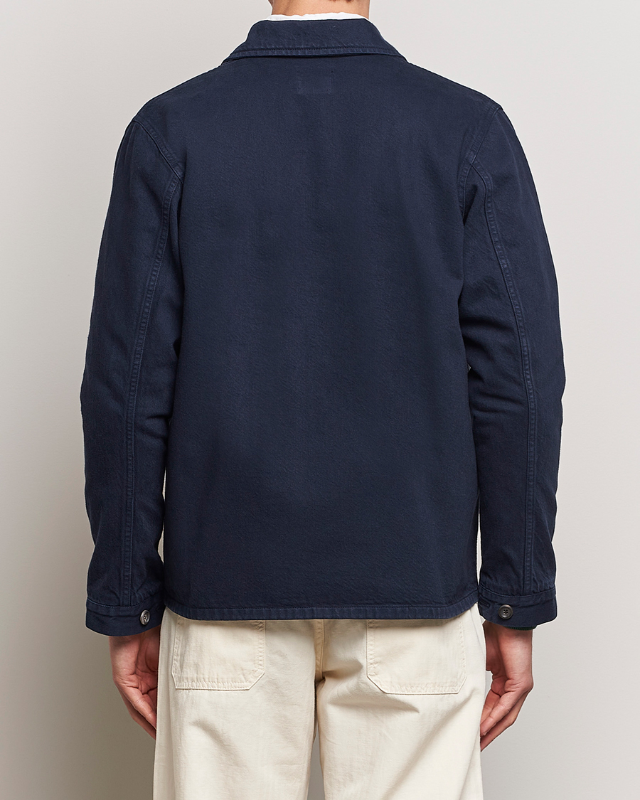 Mies | Kauluspaidat | Drake's | Cotton Field Shirt Navy