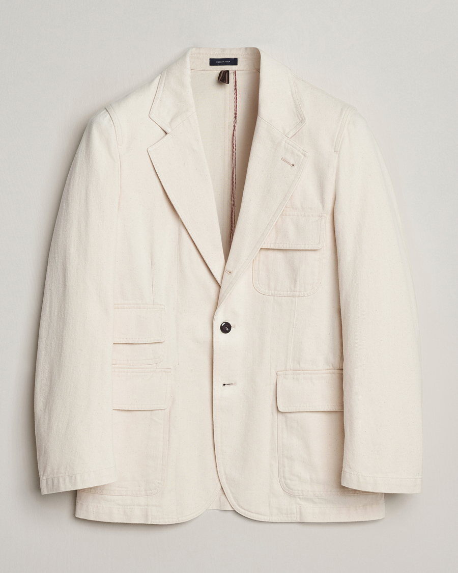 Mies | Pikkutakit | Drake's | MKIV Denim Games Blazer Ecru