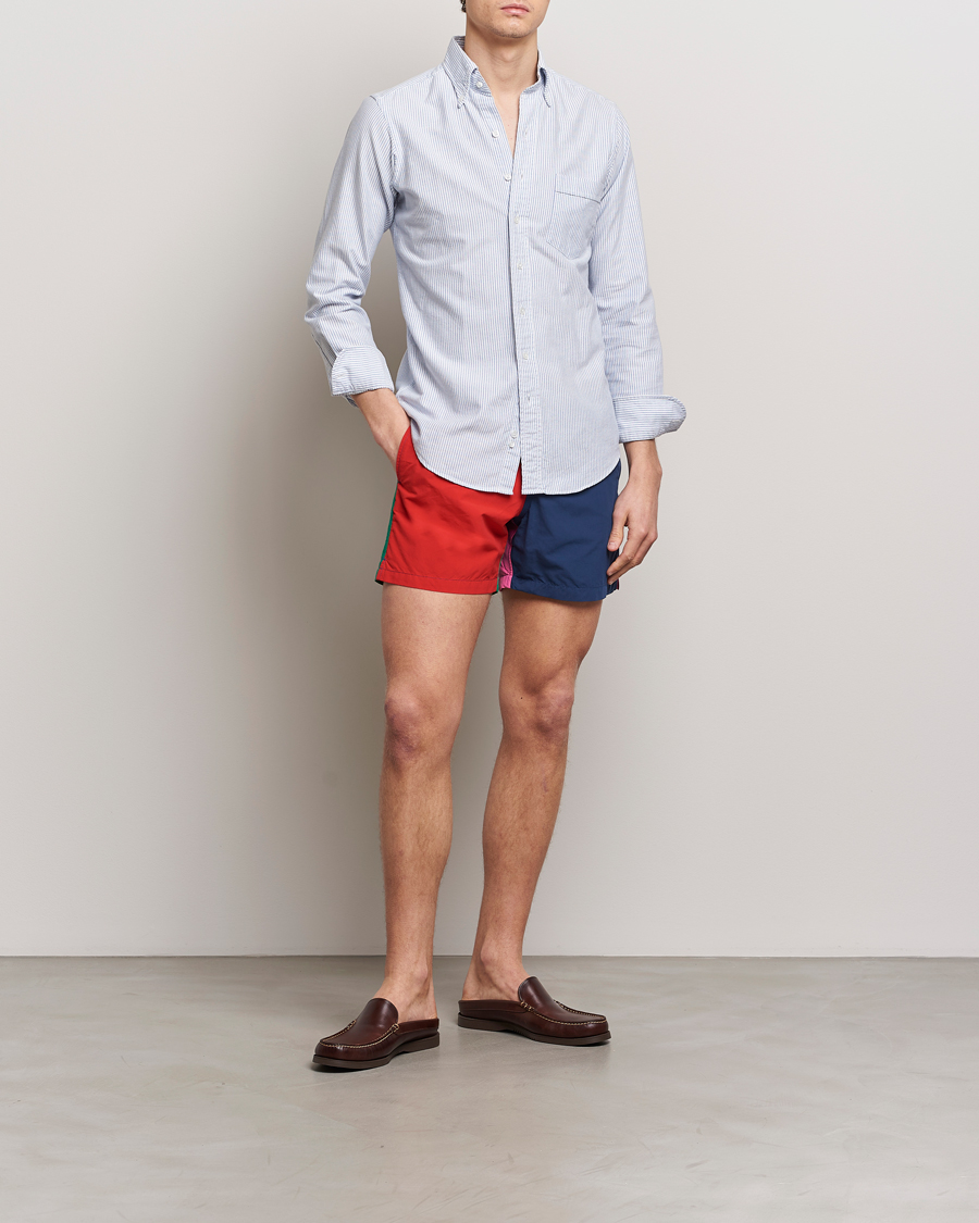 Mies | Uimahousut | Drake's | Colourblock Swimshorts Multi