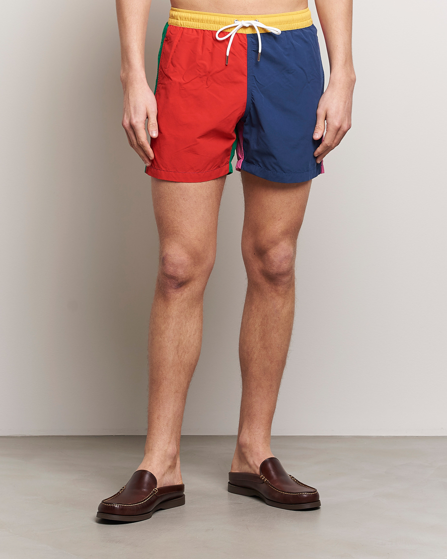 Mies | Uimahousut | Drake's | Colourblock Swimshorts Multi