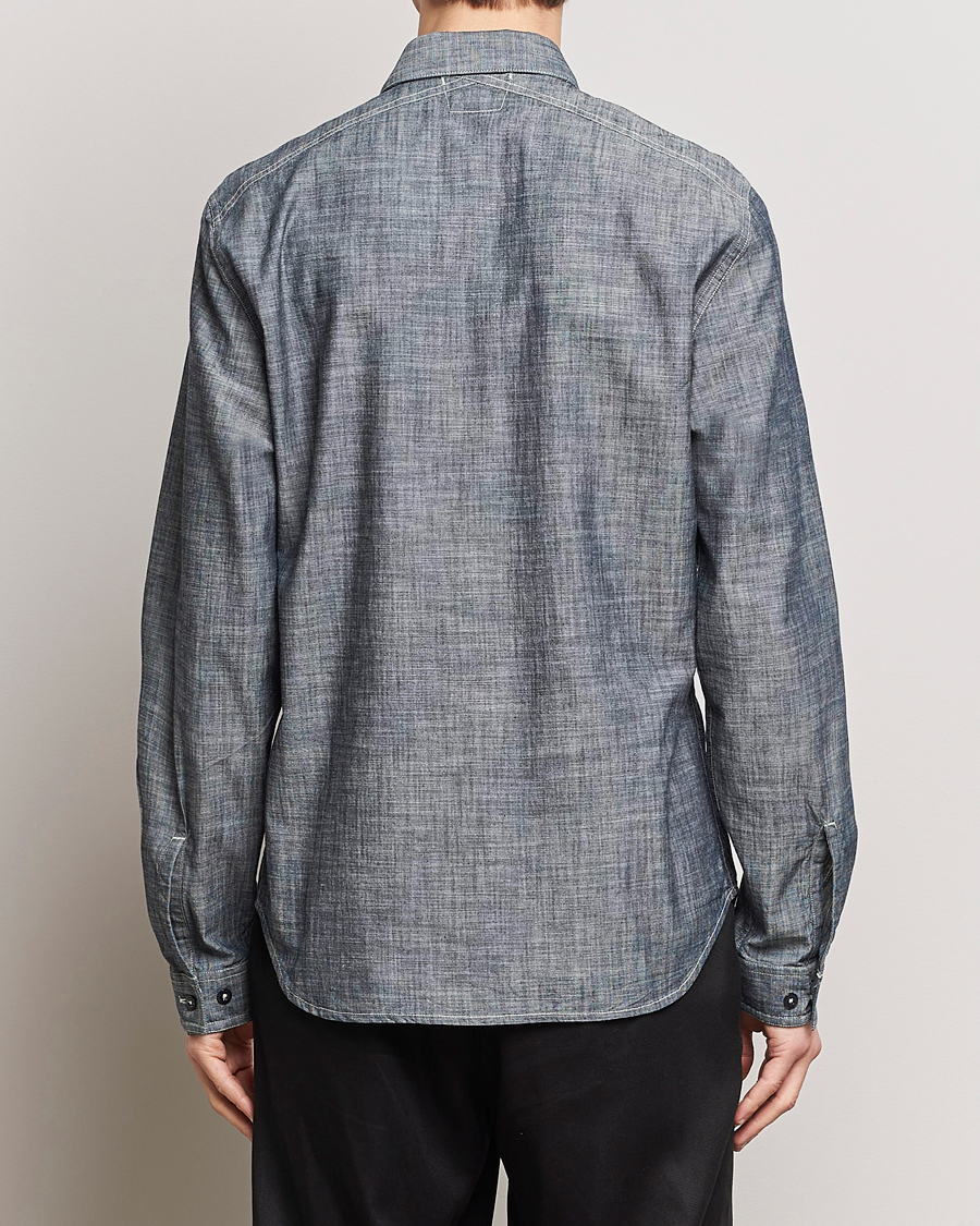 Mies | Kauluspaidat | C.P. Company | Long Sleeve Chambray Denim Shirt Black