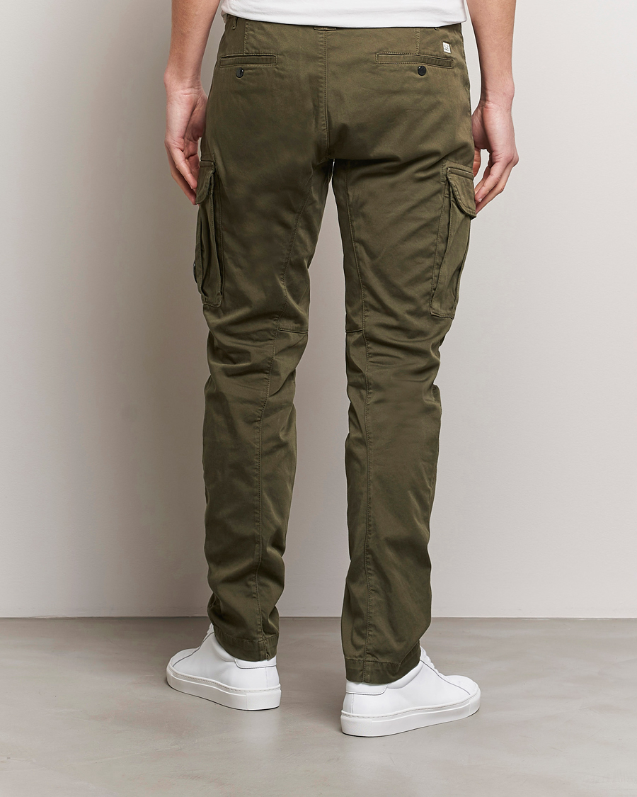 Mies | Housut | C.P. Company | Satin Stretch Cargo Pants Army