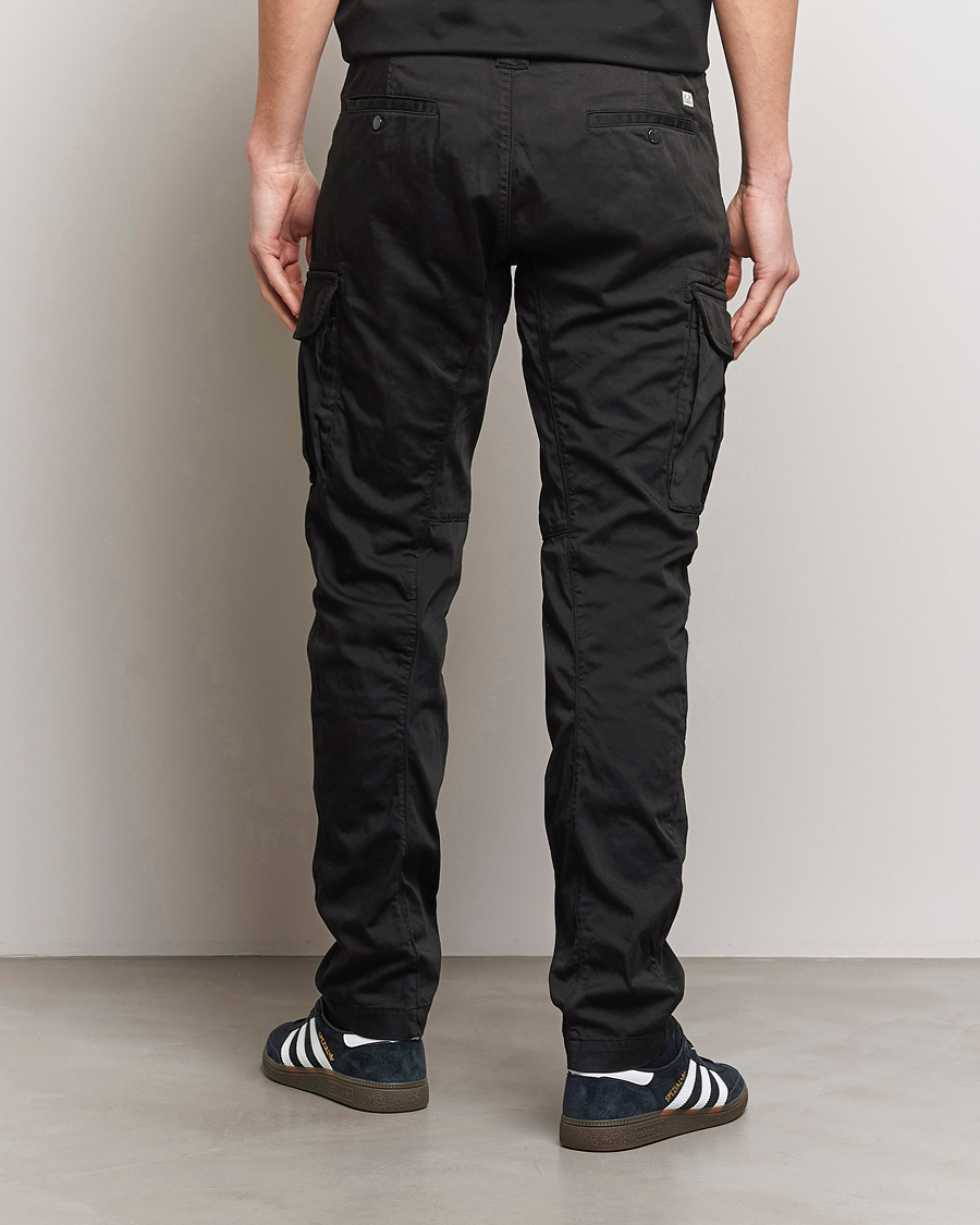 Mies | Housut | C.P. Company | Satin Stretch Cargo Pants Black